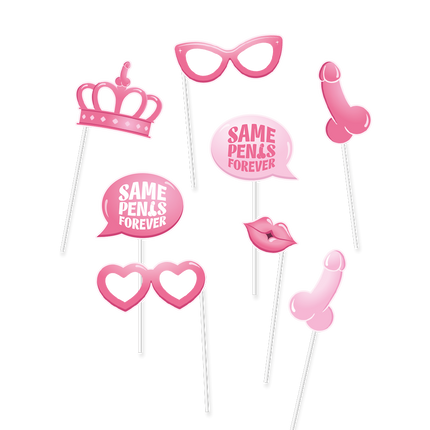 Palillos para cóctel con forma de pene, 15 cm, 8 unidades