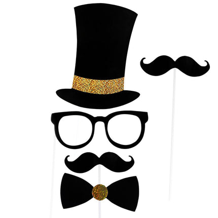 Photobooth Lijst Met Props 13 delig van Boland koop je bij Partywinkel