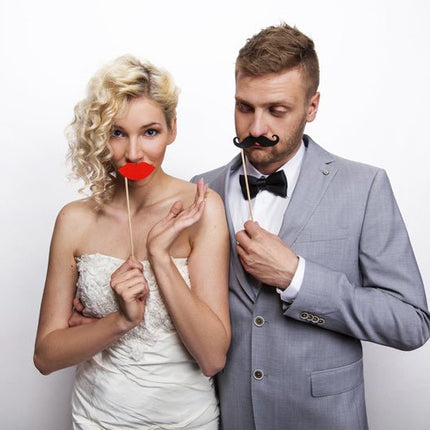 Photobooth Snorren 6st van Partydeco koop je bij Partywinkel