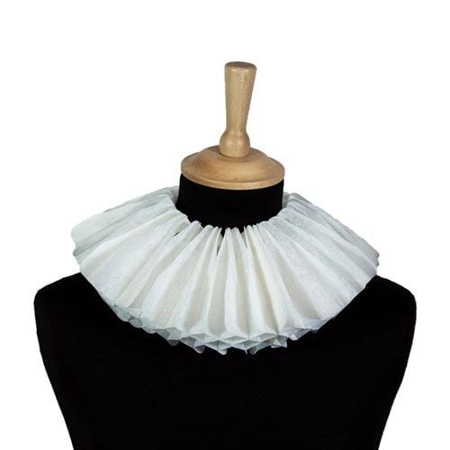 Pietenkraag Page Wit van Haza Witbaard koop je bij Partywinkel