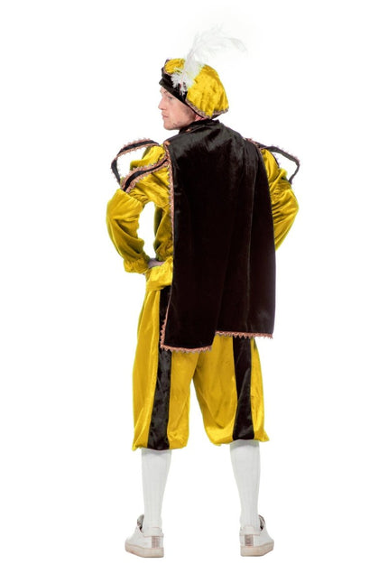 Pietenpak Geel Fluweel van Wilbers & Wilbers koop je bij Partywinkel