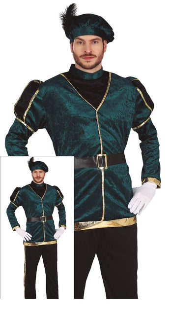 Pietenpak Groen/Goud van Fiestas Guirca koop je bij Partywinkel