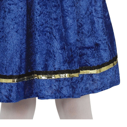 Pietenpak Jurk Kind Blauw/Goud van Fiestas Guirca koop je bij Partywinkel