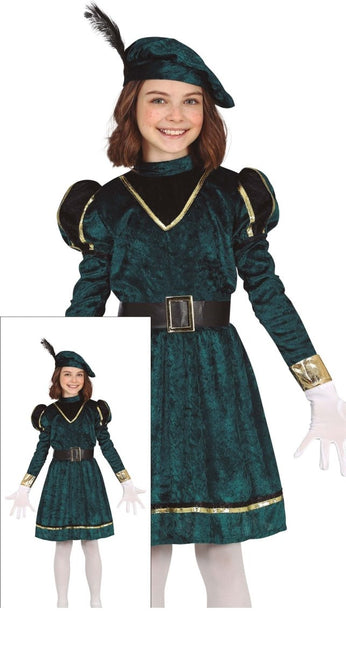 Pietenpak Jurk Kind Groen/Goud van Fiestas Guirca koop je bij Partywinkel