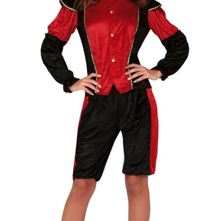 Pietenpak Rood Dames van Fiestas Guirca koop je bij Partywinkel