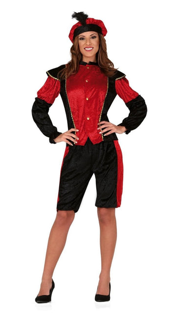 Pietenpak Rood Dames van Fiestas Guirca koop je bij Partywinkel