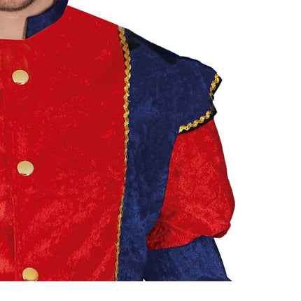 Pietenpak Rood/Blauw van Fiestas Guirca koop je bij Partywinkel