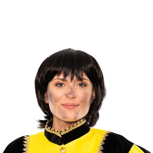 Pietenpruik Rebel Zwart Kanekalon van Haza Witbaard koop je bij Partywinkel