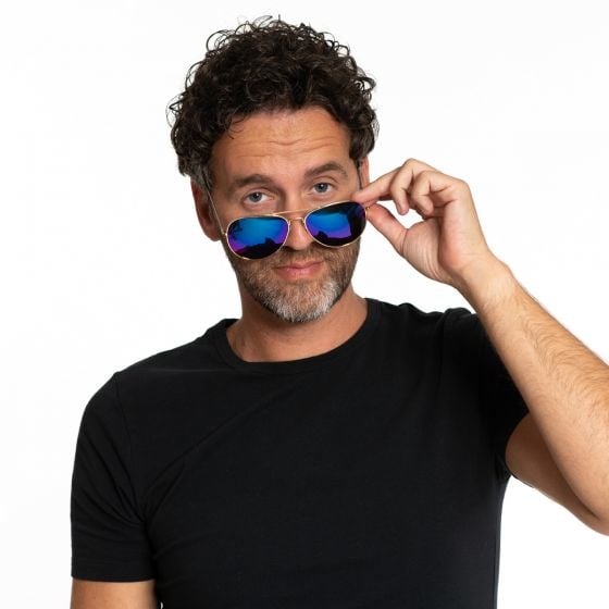 Pilotenbril Spiegel van Partychimp koop je bij Partywinkel