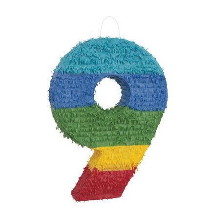 Pinata 9 Jaar 55cm van Unique koop je bij Partywinkel