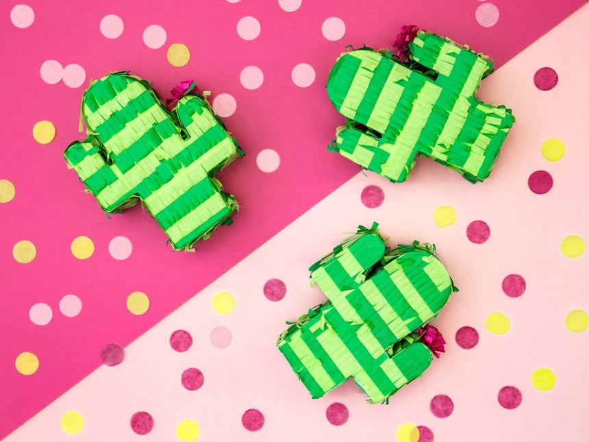 Pinata Cactus Mini 12cm van Partydeco koop je bij Partywinkel