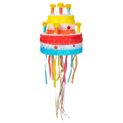 Pinata Verjaardagstaart 34cm van Boland koop je bij Partywinkel