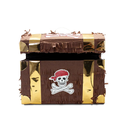 Cofre del tesoro de la piñata pirata