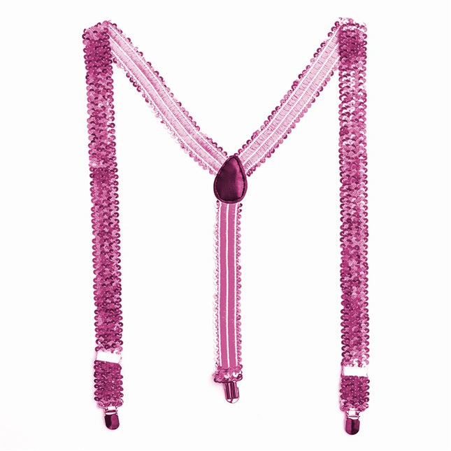 Tirantes con lentejuelas de neón de 2,5 cm