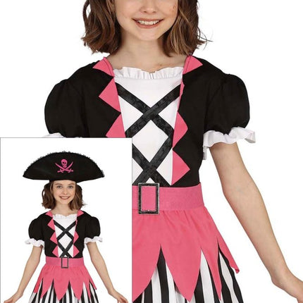 Piratenpak Meisje Roze van Fiestas Guirca koop je bij Partywinkel
