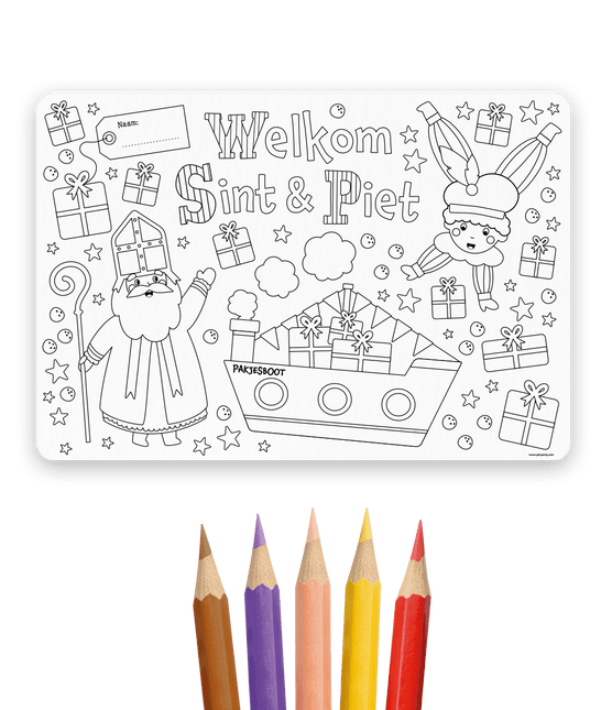 Placemat - Sinterklaas van Paper Dreams koop je bij Partywinkel