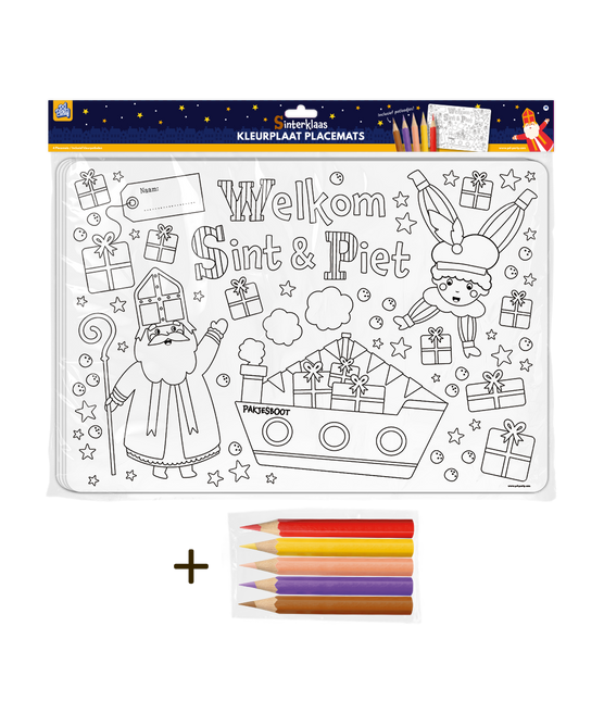 Mantel Individual - Sinterklaas