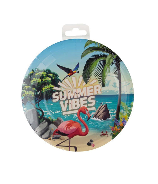 Platos de Colores Summer Vibes 22.8cm 8pcs