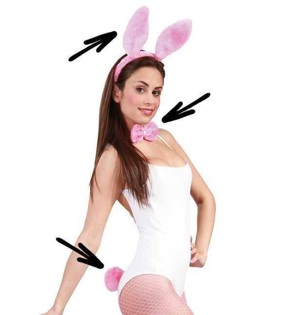 Playboy Bunny Set Roze van Fiestas Guirca koop je bij Partywinkel