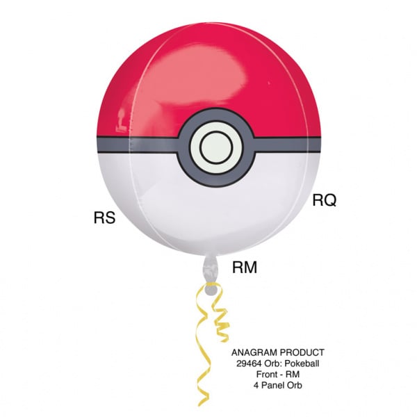 Pokemon Helium Ballon Pokeball 40cm leeg van Anagram koop je bij Partywinkel