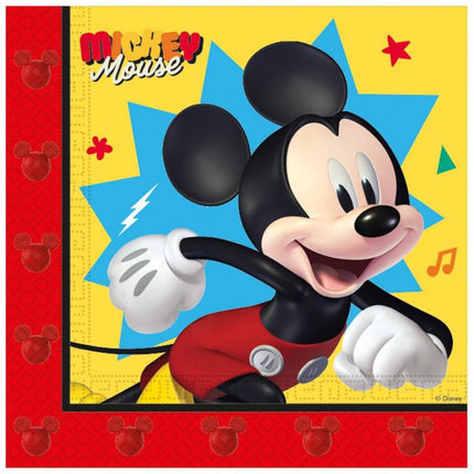 Mickey Jump Into Fun Fsc Servilletas de Papel de 2 Capas 33X33Cm 20pcs