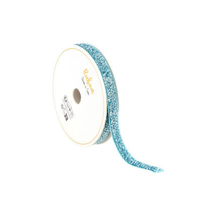 CINTA DE PURPURINA AZUL POLAR 10 MM X 3 M