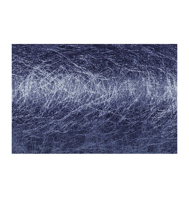Traves de Mesa Azul Oscuro Purpurina 5M 36cm