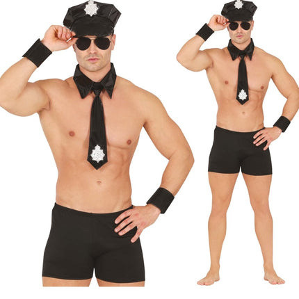 Politie Accessoireset Striptease 5 delig - Partywinkel - 8434077271759