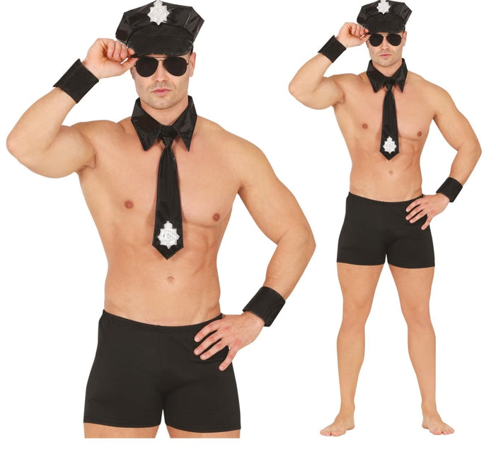 Politie Accessoireset Striptease 5 delig - Partywinkel - 8434077271759