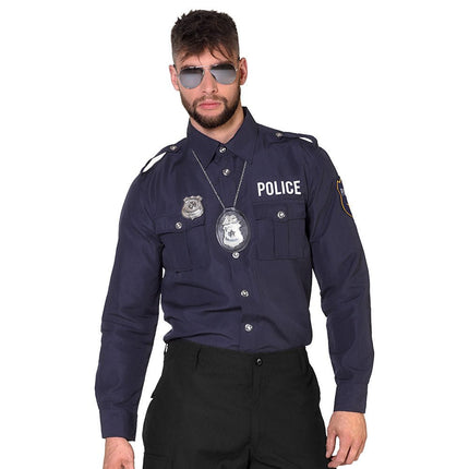 Politie Blouse Heren van Boland koop je bij Partywinkel