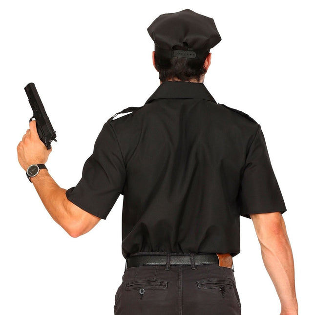 Politie Blouse Zwart Heren van Widmann koop je bij Partywinkel