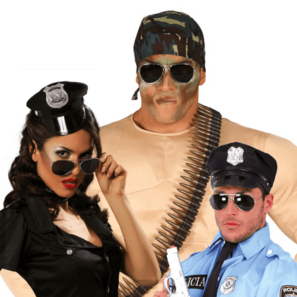 Politie Bril van Fiestas Guirca koop je bij Partywinkel