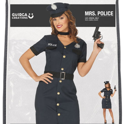 Politie Kostuum Dames Jurk Donkerblauw van Fiestas Guirca koop je bij Partywinkel