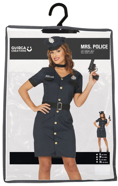 Politie Kostuum Dames Jurk Donkerblauw van Fiestas Guirca koop je bij Partywinkel