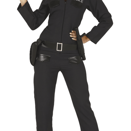 Politie Kostuum Dames Zwart van Fiestas Guirca koop je bij Partywinkel