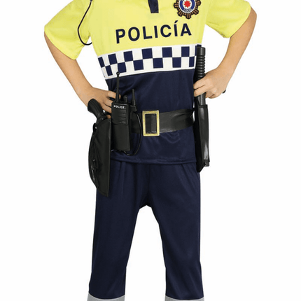 Politie Kostuum Kind Geel van Fiestas Guirca koop je bij Partywinkel