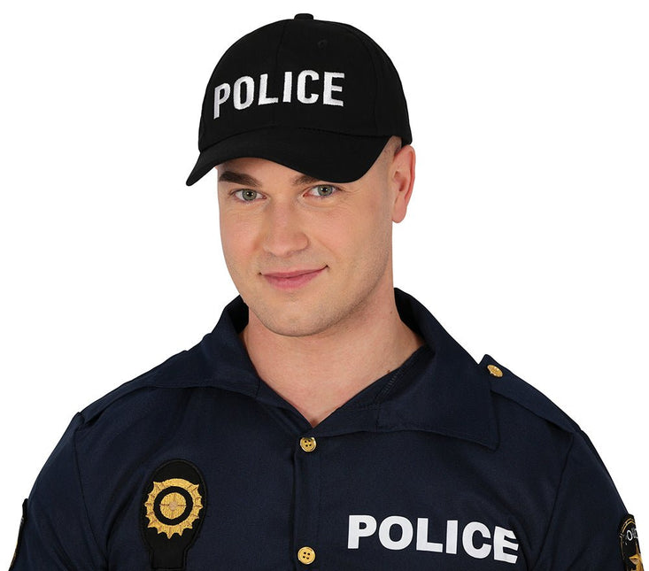 Politie Pet Zwart - Partywinkel - 8434077137758