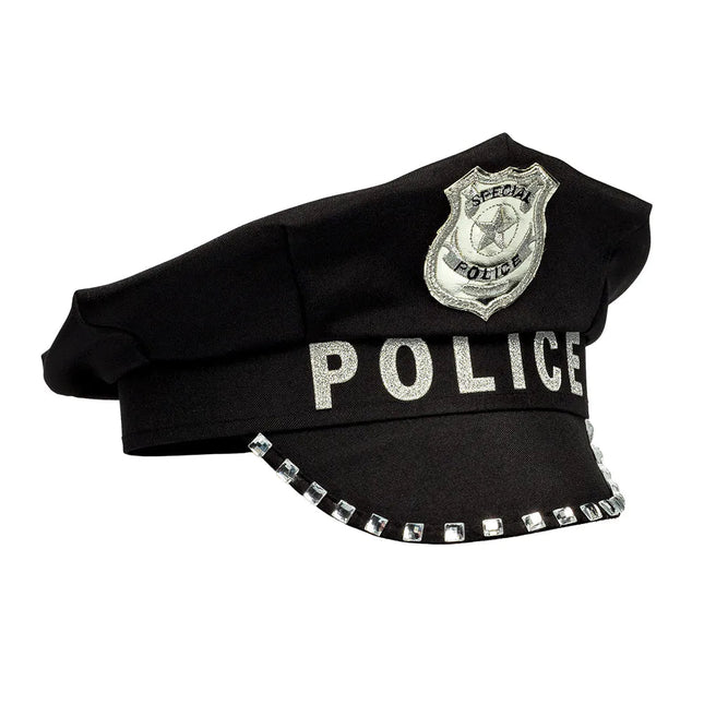 Politie Pet Zwart - Partywinkel - 8712026330093