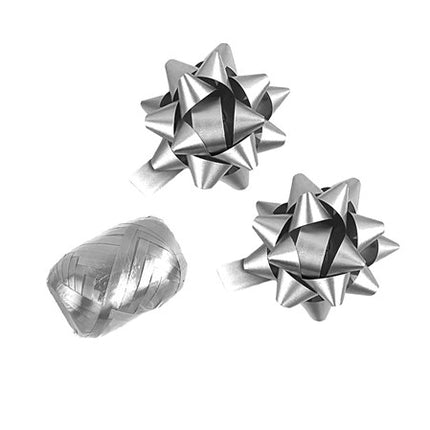 Juego combinado Polyband plata (1 huevo, 2 rosetas)