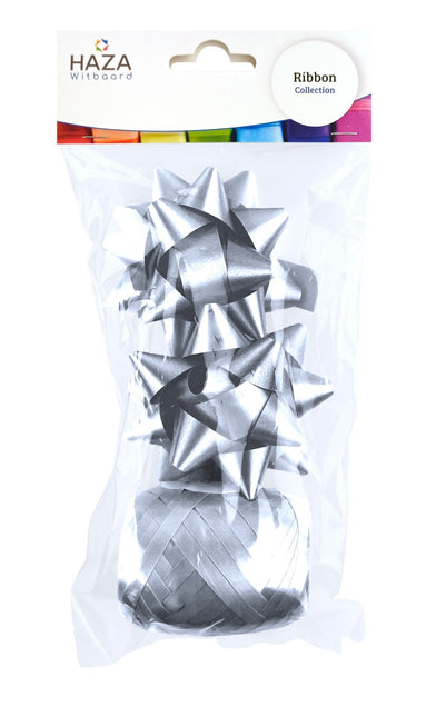 Juego combinado Polyband plata (1 huevo, 2 rosetas)