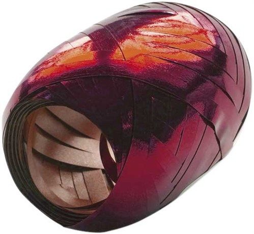 Polyband rojo metálico (20mx5mm)