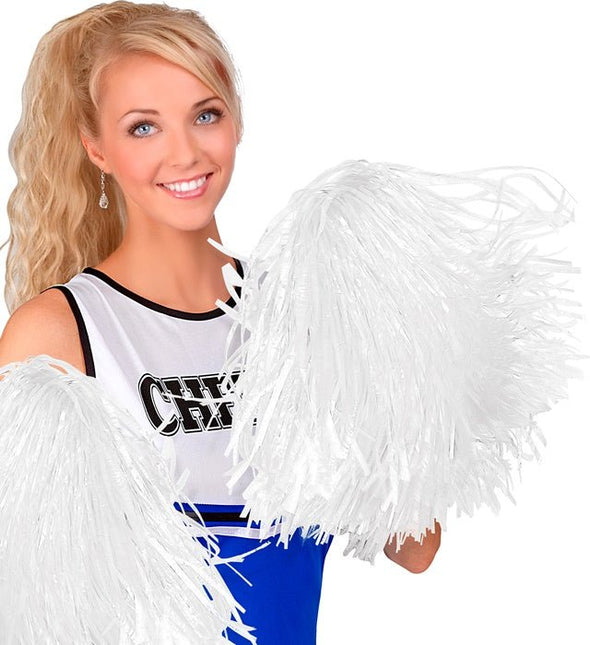 Pom Pom Wit 1 stuk van Widmann koop je bij Partywinkel