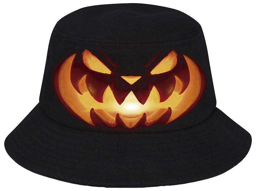 Pompoen Bucket Hat Horror - Partywinkel - 8434077137529