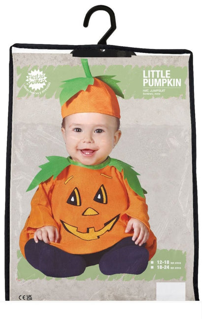 Pompoen Halloween Kostuum Baby Oranje van Fiestas Guirca koop je bij Partywinkel
