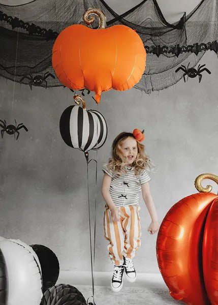 Pompoen Helium Ballon Oranje Leeg 62cm van Partydeco koop je bij Partywinkel