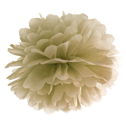 Pompon Goud 35cm van Partydeco koop je bij Partywinkel