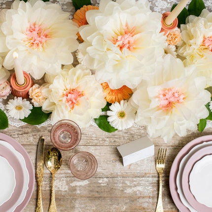 Pompons Bloemen 5st van Partydeco koop je bij Partywinkel