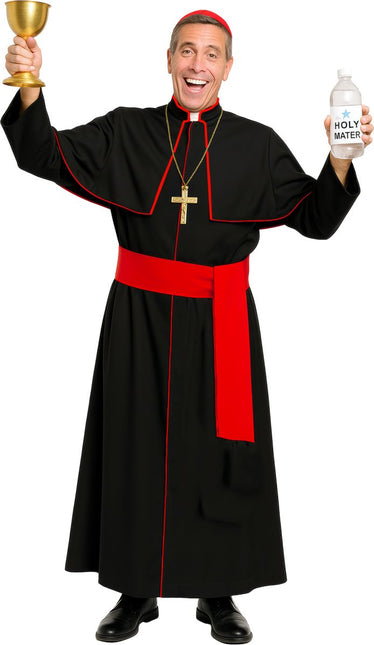 Priester Kostuum Zwart Rood van Fiestas Guirca koop je bij Partywinkel