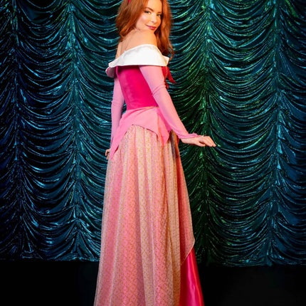 Prinses Aurora Jurk Roze Dames Leg Avenue - Partywinkel - 714718519937