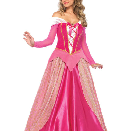 Prinses Aurora Jurk Roze Dames Leg Avenue - Partywinkel - 714718519937